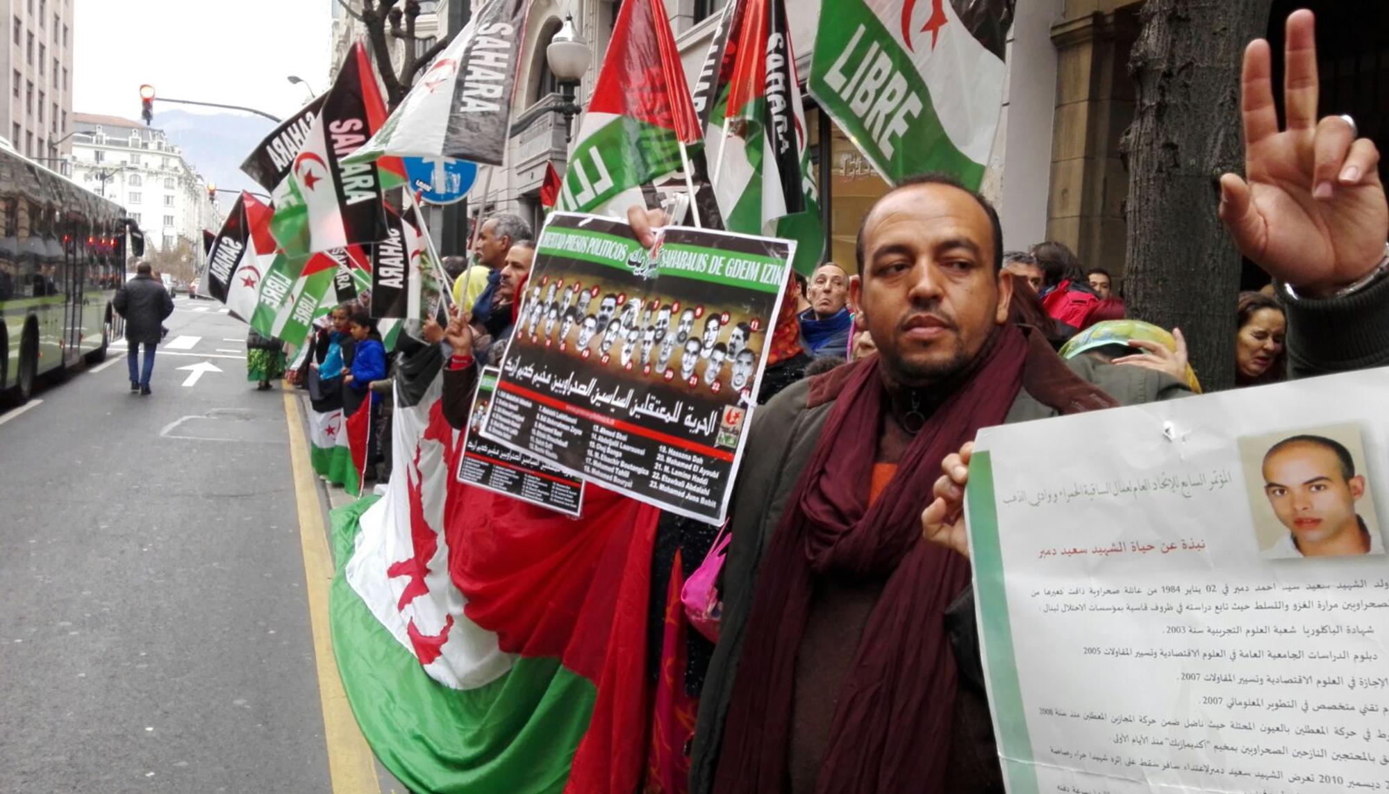 Sahara protestas